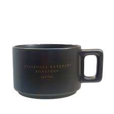 STARBUCKS RESERVE ROASTERY CHICAGO ONYX CERAMIC COFFEE CUP MUG 10 OZ