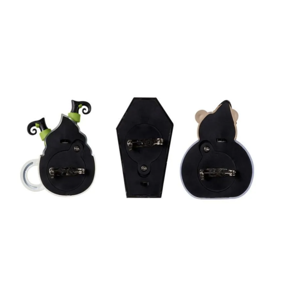 2021 Starbucks Korea Magic Halloween LED Pin Set 