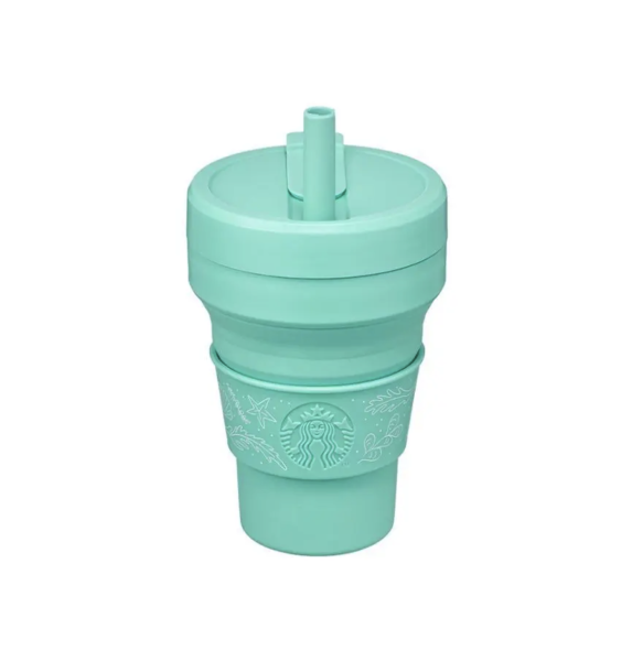 2021 Starbucks Korea Stojo Anniversary Mint Tumbler 473ml