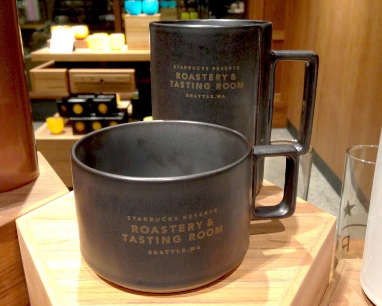 STARBUCKS RESERVE ROASTERY CHICAGO ONYX CERAMIC COFFEE CUP MUG 10 OZ